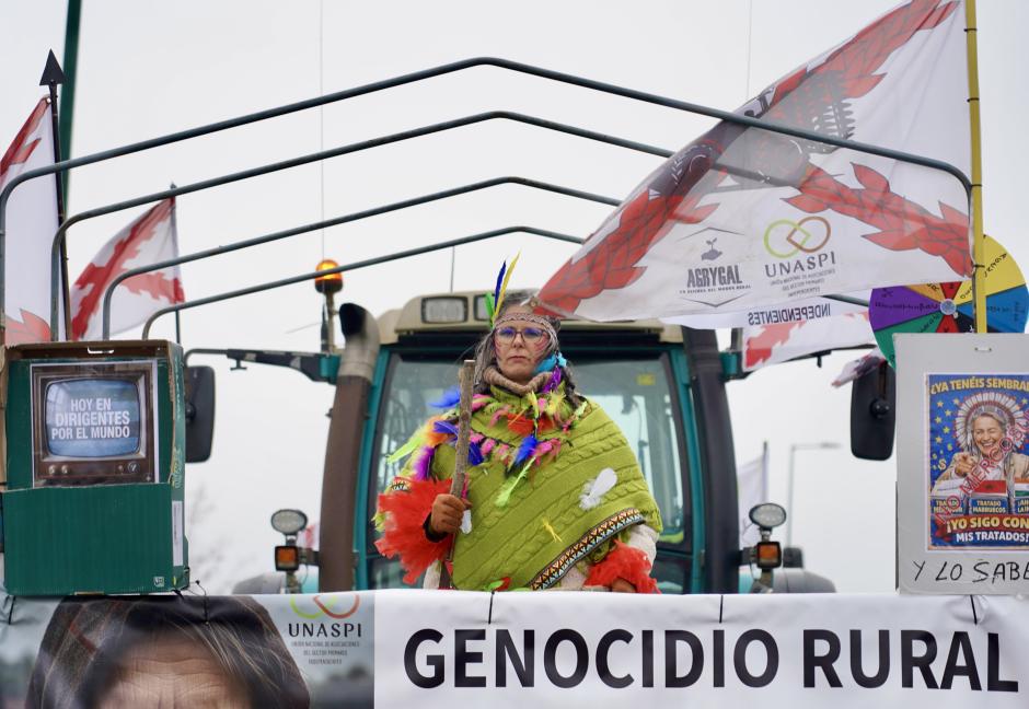 Tractorada en Valladolid en contra del acuerdo europeo con Mercosur