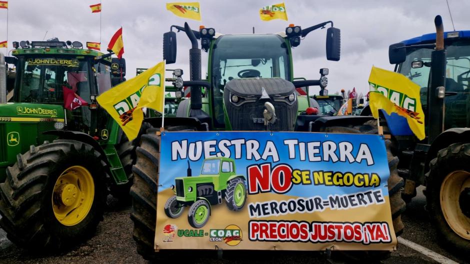 Tractorada contra el acuerdo con Mercosur convocada por Asaja, COAG y UPA