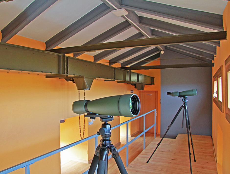 Mirador del hotel orientado a la Laguna de Gallocanta