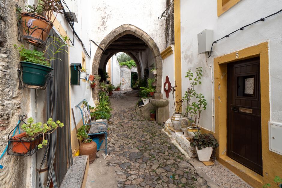 Barrio judío del hermoso pueblo de Castelo de Vide