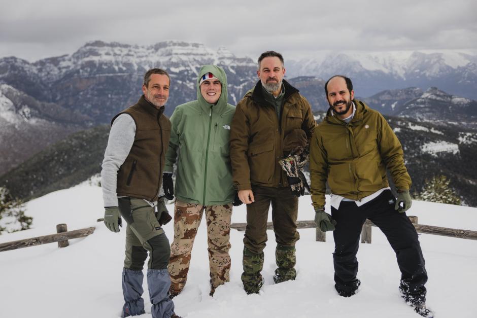 Santiago Abascal con su equipo en