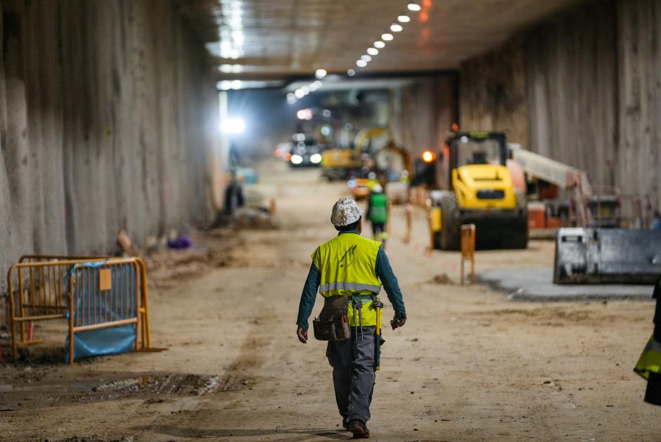 Conexión de los dos túneles del soterramiento de la A-5