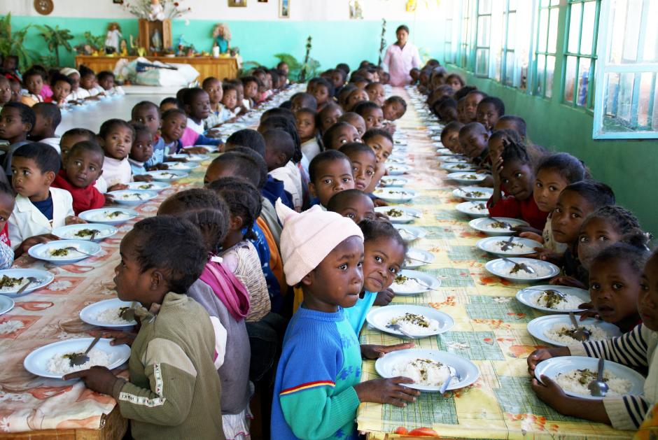 Un comedor en Madagascar apoyado por Manos Unidas