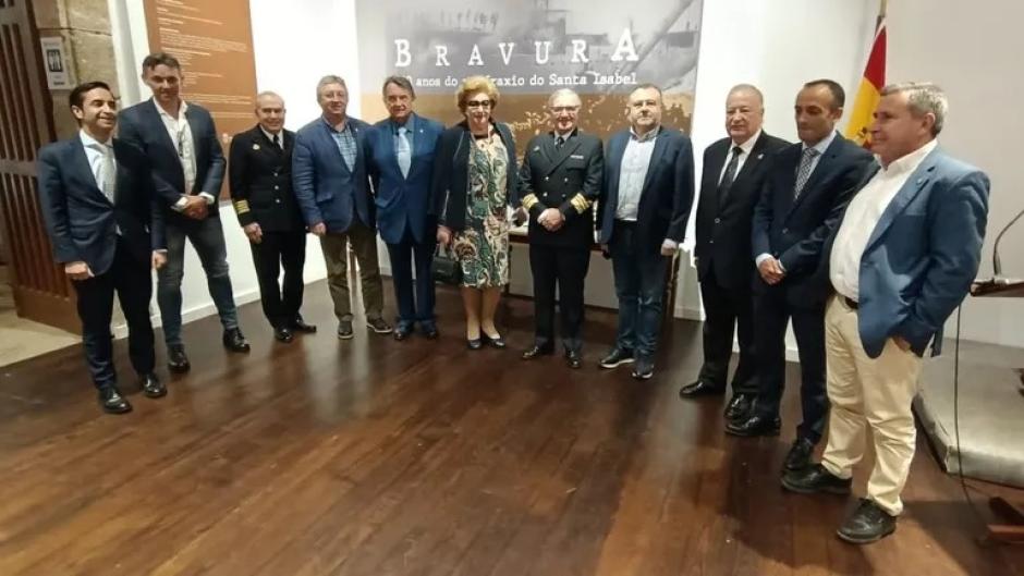 Homenaje en el museo Naval de Ferrol al  salvamento del Santa Isabel