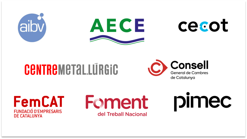 Las entidades que han firmado la nota sobre la oficialidad del catalán