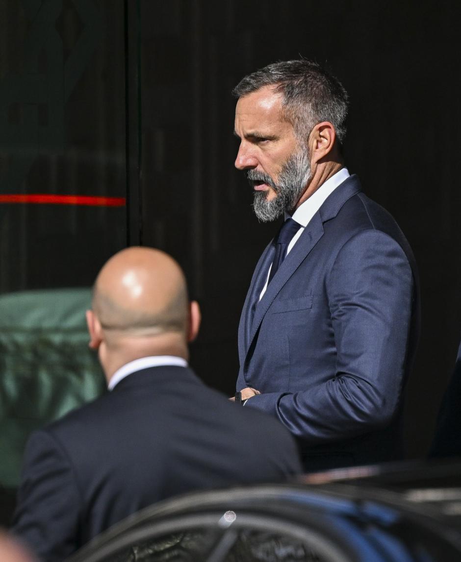 Aaga Khan en el entierro de su padre en Lisboa