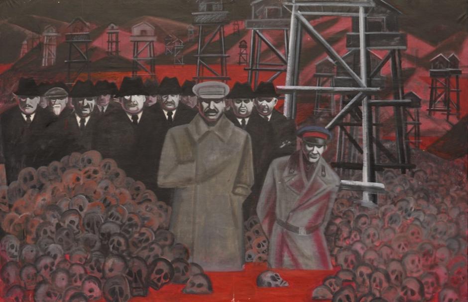 'Líderes del estalinismo'. Obra de Igor Obrosov