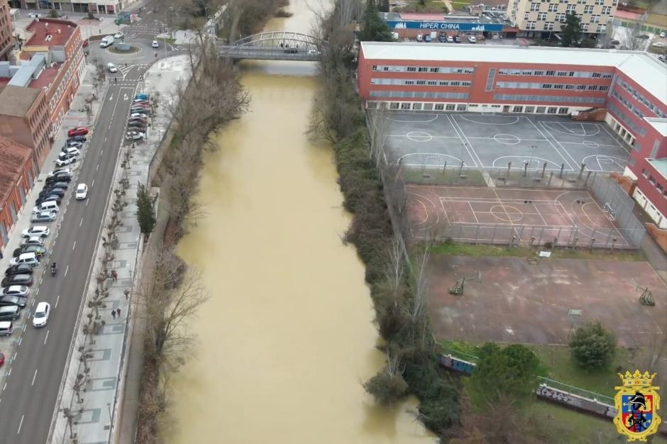 El Ayuntamiento de Palencia advierte de una nueva crecida del Carrión y pide “prudencia absoluta” a la ciudadanía