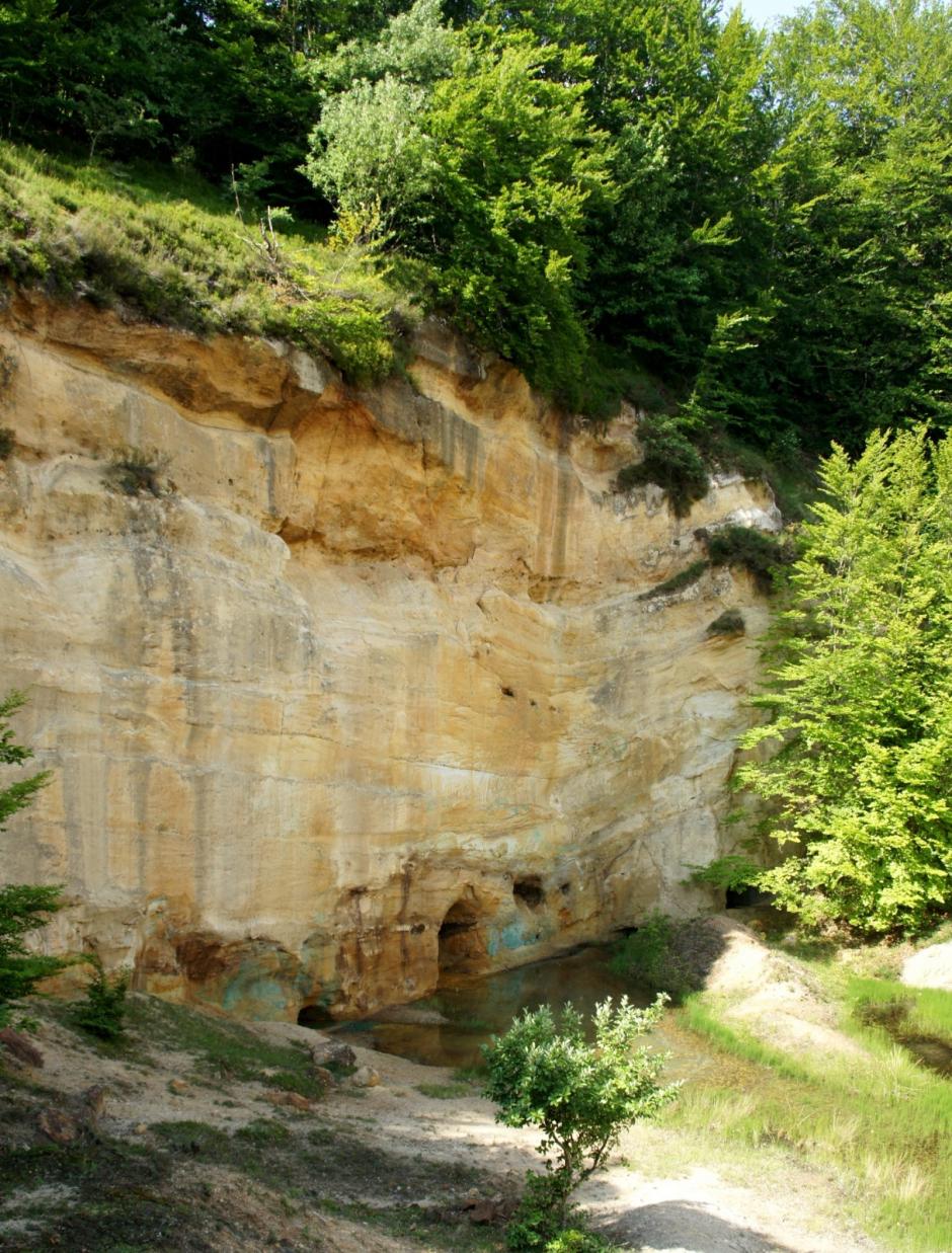 Otra imagen del paisaje del enclave de la Hoya de Huidobro, en Burgos