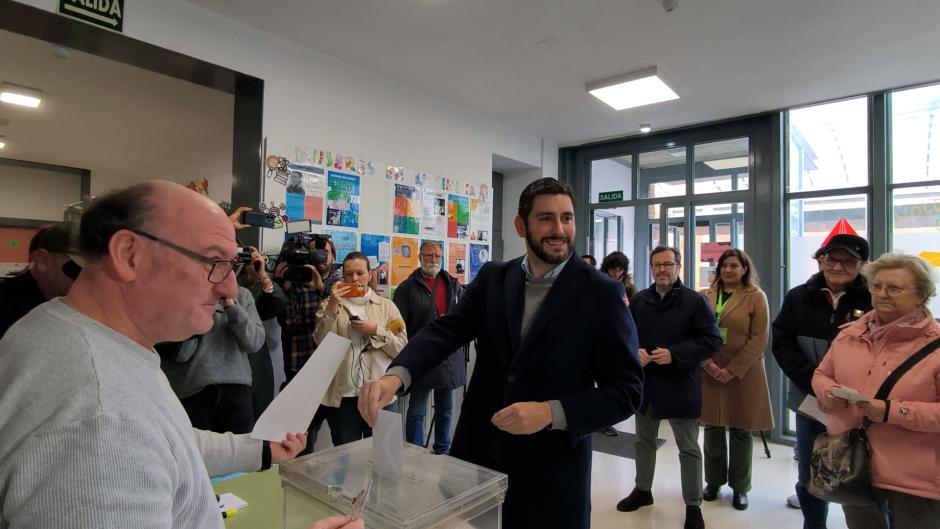 El candidato de Vox a la Presidencia del Gobierno de Aragón, Alejandro Nolasco