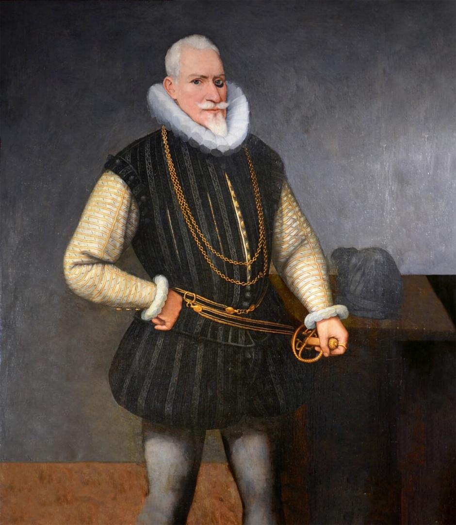 Cristóbal de Mondragón, ya sexagenario