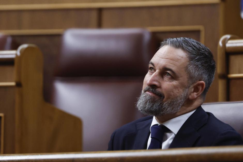 El líder de Vox, Santiago Abascal, este miércoles