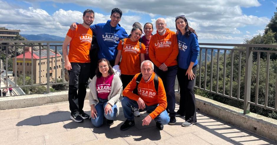 Miembros de Hogares Lázaro en su domicilio barcelonés