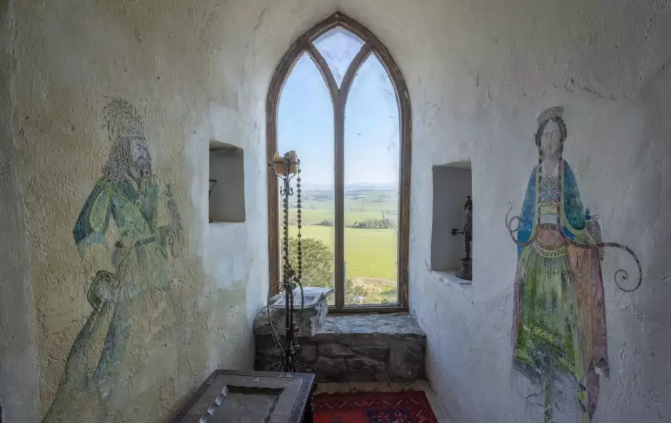 Interior del castillo de Leap