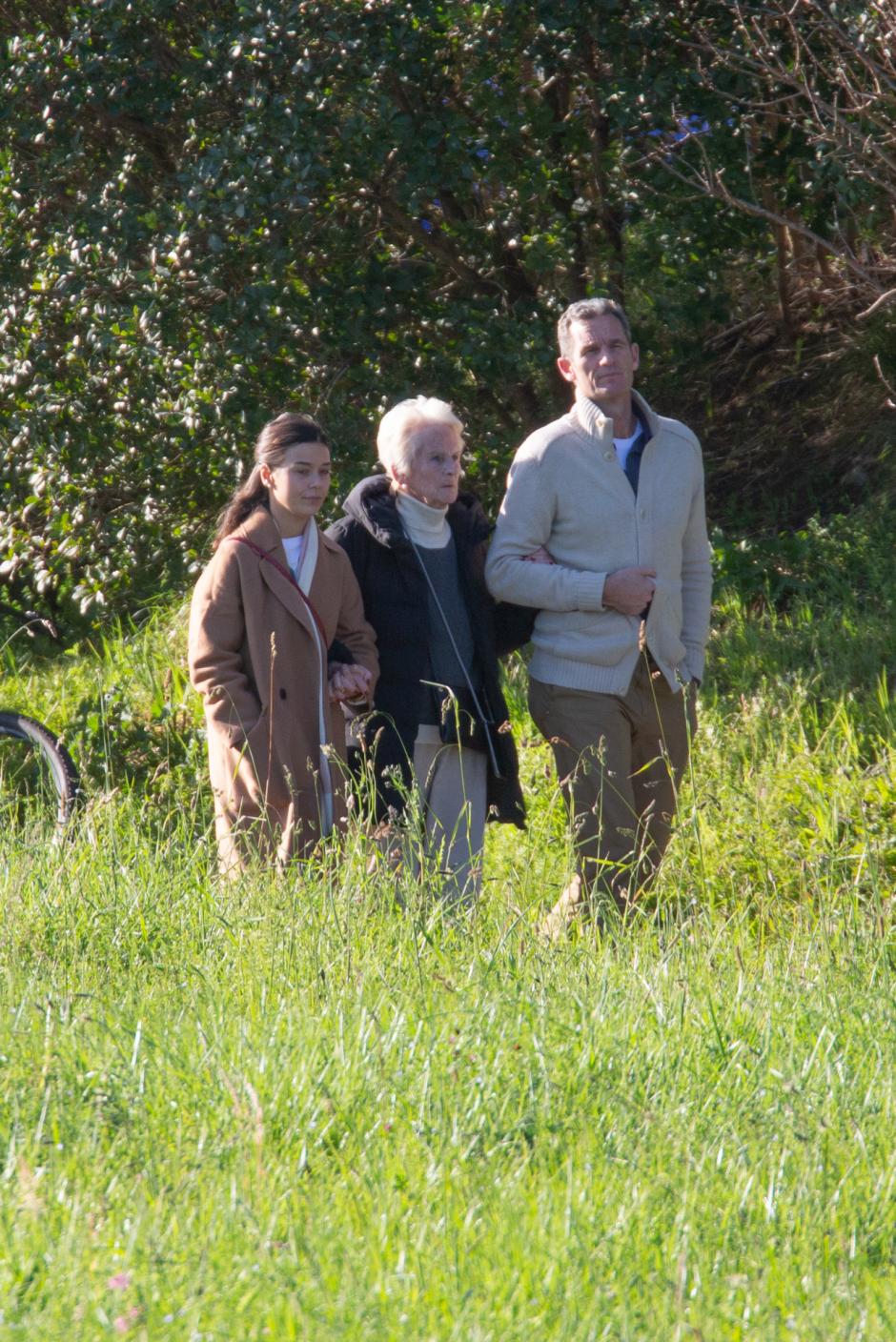 Iñaki Urdangarin and mother Claire Liebaert in Zarauz, 13 March 2022