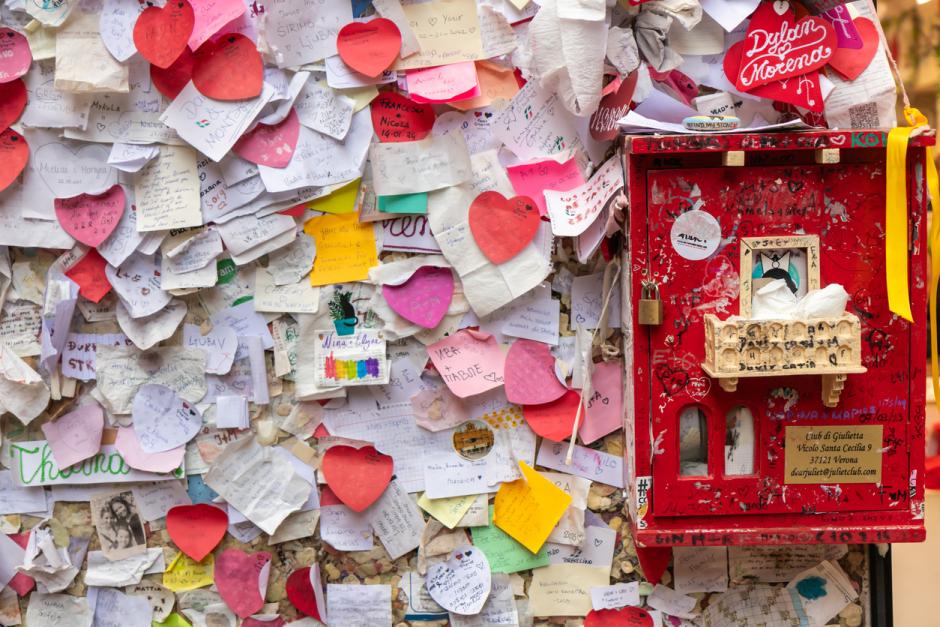 Cartas a 'Julieta' en la Casa di Giulietta