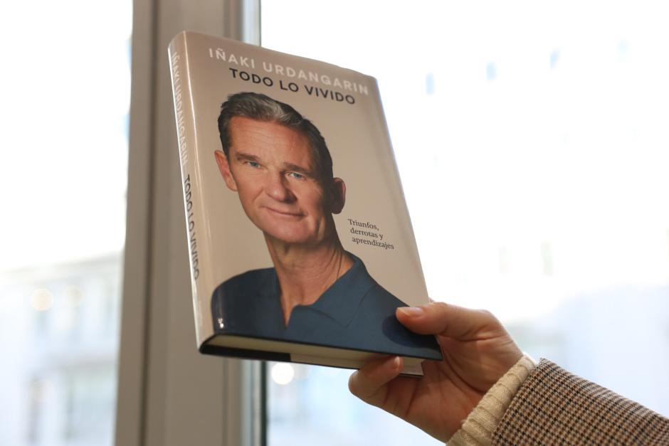 Iñaki Urdangarin presenta su libro , "Todo lo vivido"