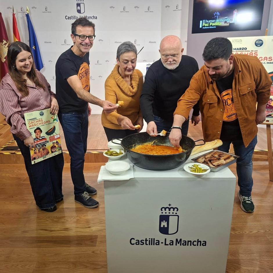 Presentación del II Día Internacional de Las Gachas Manchegas

REMITIDA / HANDOUT por JCCM
Fotografía remitida a medios de comunicación exclusivamente para ilustrar la noticia a la que hace referencia la imagen, y citando la procedencia de la imagen en la firma
11/2/2026