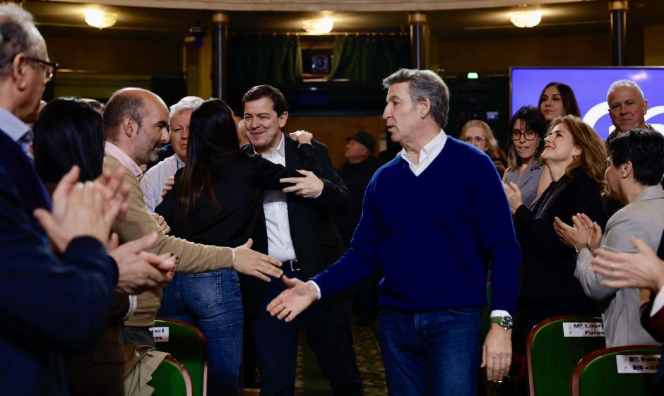 Feijóo y Mañueco, en Salamanca