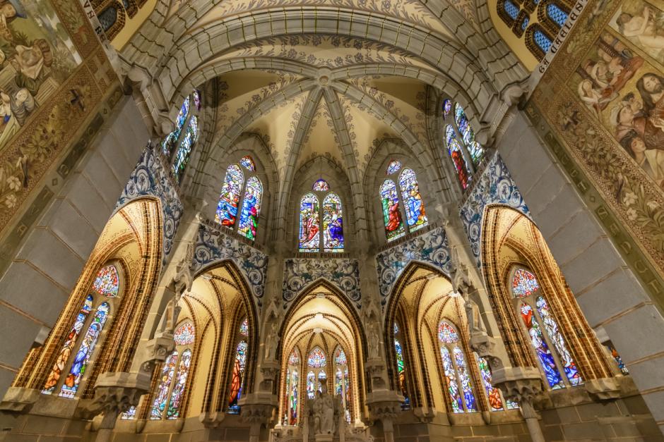 Interior del Palacio Episcopal de Astorga, obra de Gaudí