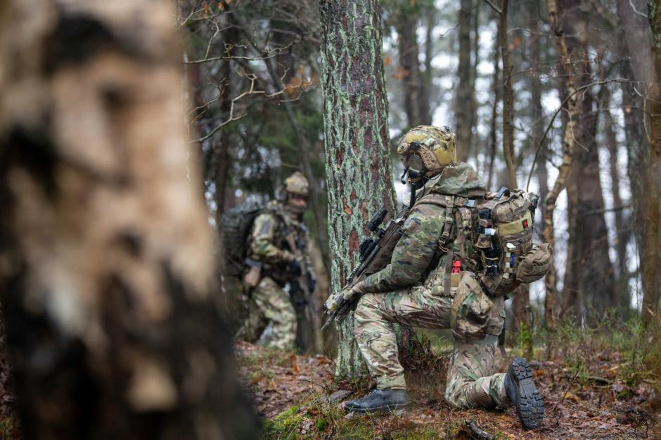 Militares españoles, en un momento del ejercicio Steadfast Dart 2026