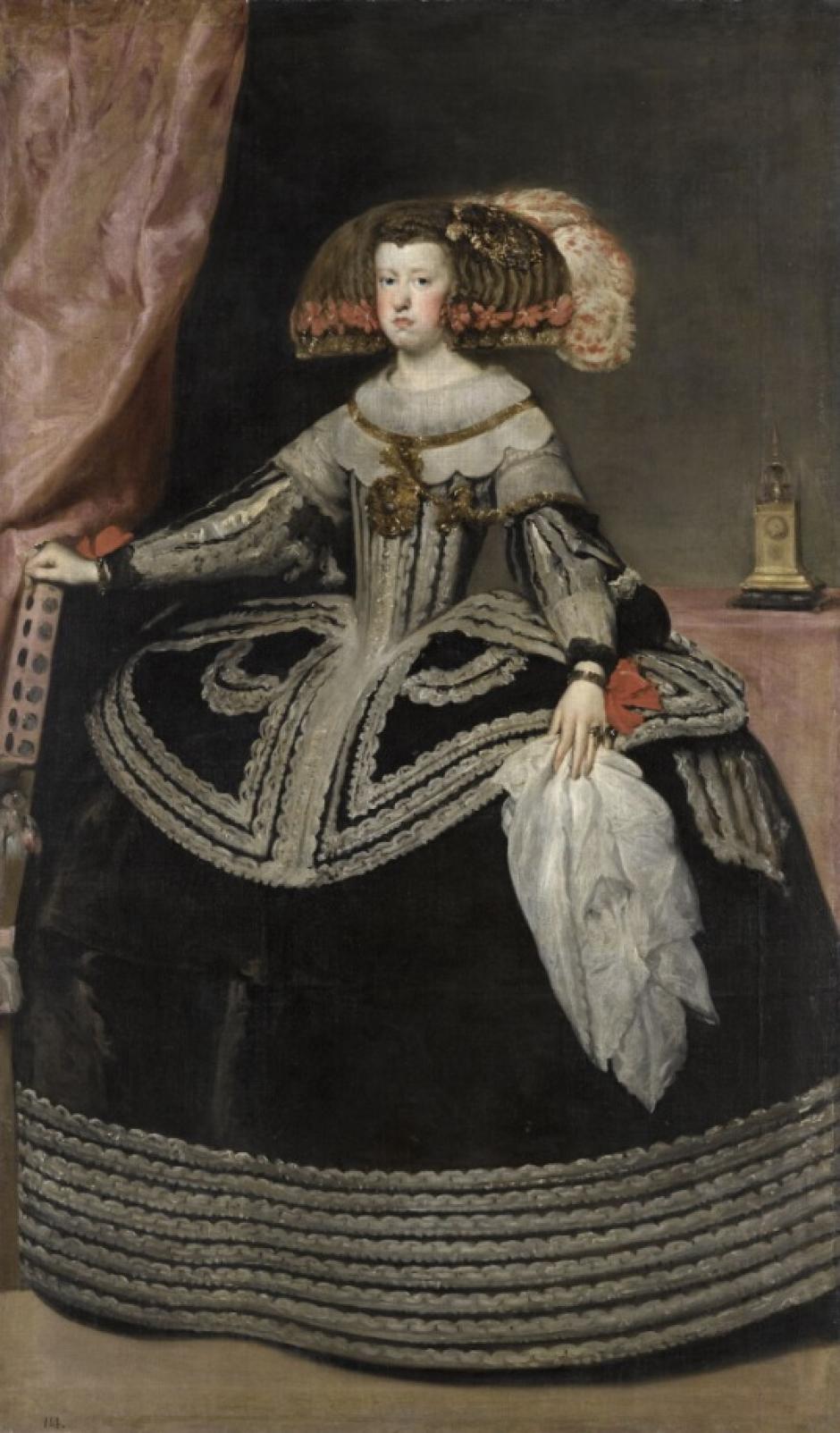 Retrato de Mariana de Austria, de Velázquez