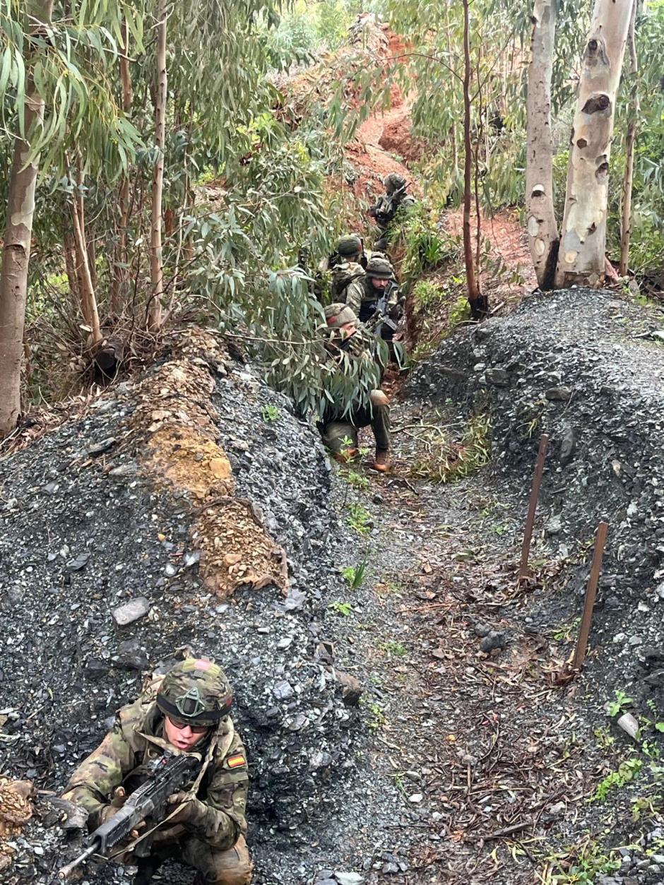 El Tercio Duque de Alba 2º de la Legión (TERLEG 2) ha llevado a cabo un curso de asalto a posiciones defensivas en Ceuta