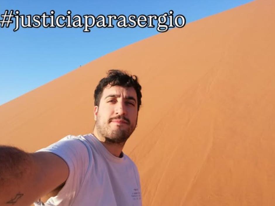 Publicación de Paco Delgado en la que pide justicia para su hijo, asesinado en Burgos