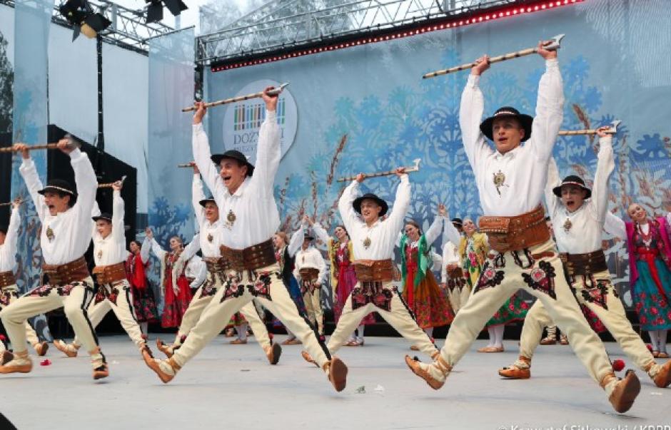 Representación de danza de los 'górale' de Zakopane