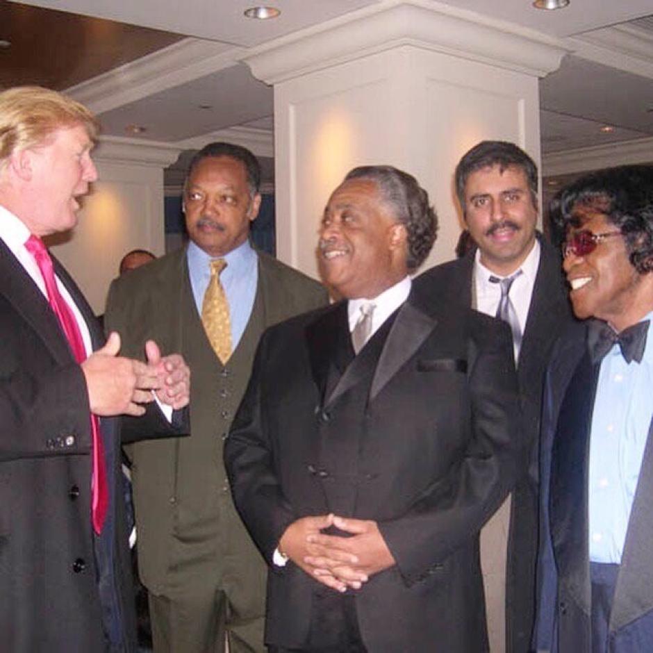 Jesse Jackson con Donald Trump