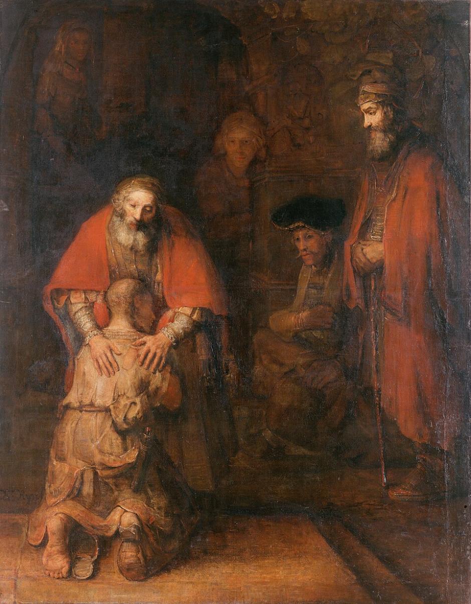 El regreso del hijo pródigo, de Rembrandt