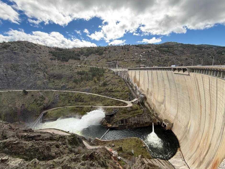 Interior de la presa de El Atazar