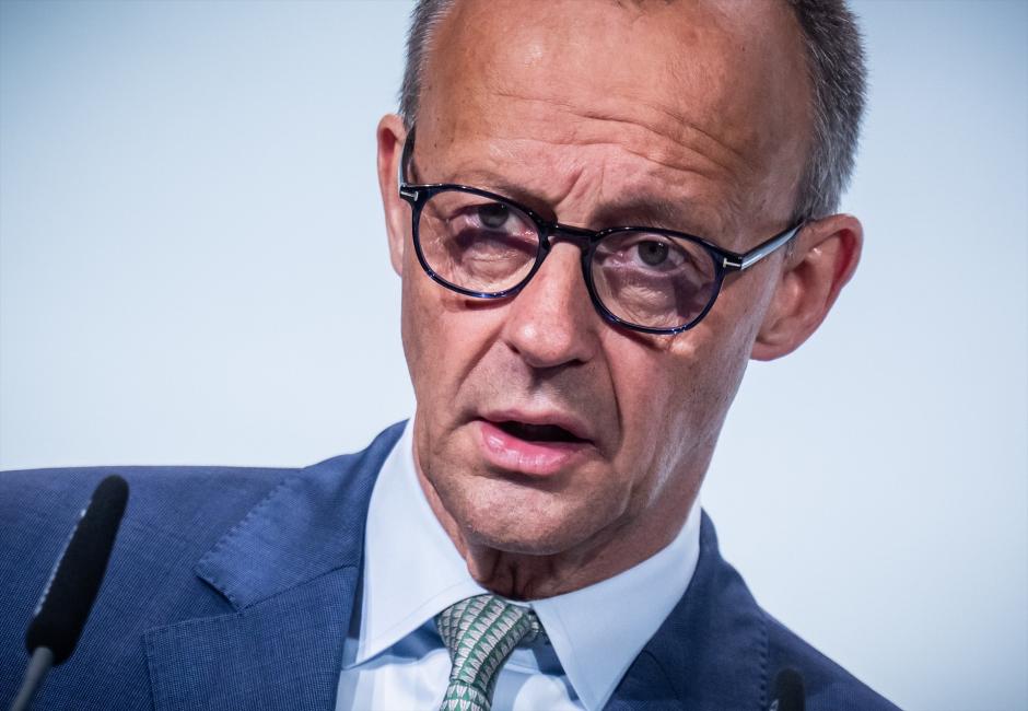 El Canciller alemán Friedrich Merz