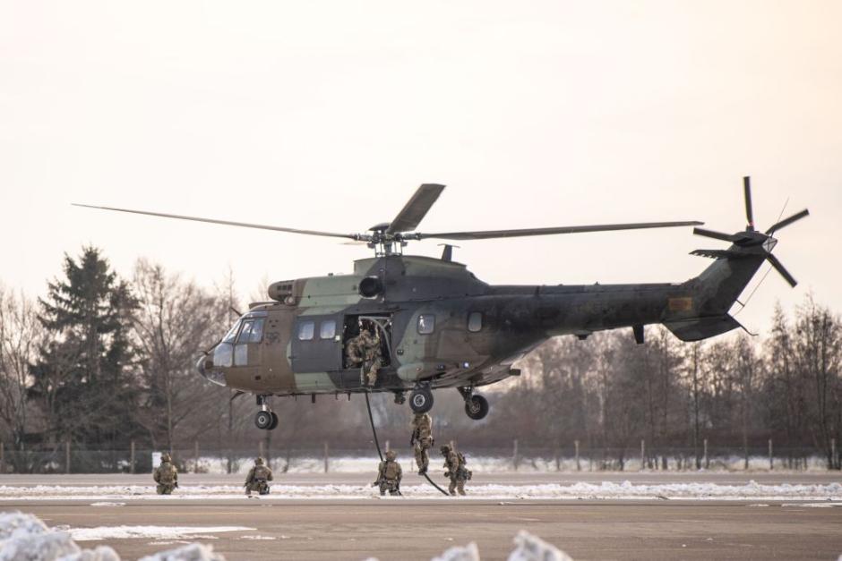 Ejercicio de Fast Rope