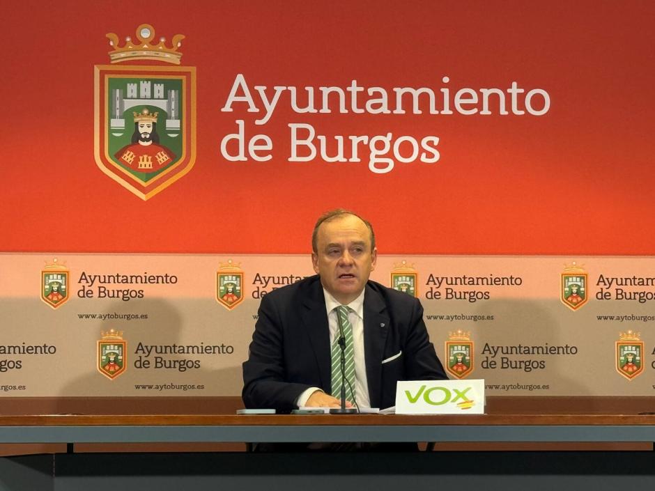 Fernando Martínez-Acitores Puig, portavoz de Vox en el Ayuntamiento de Burgos