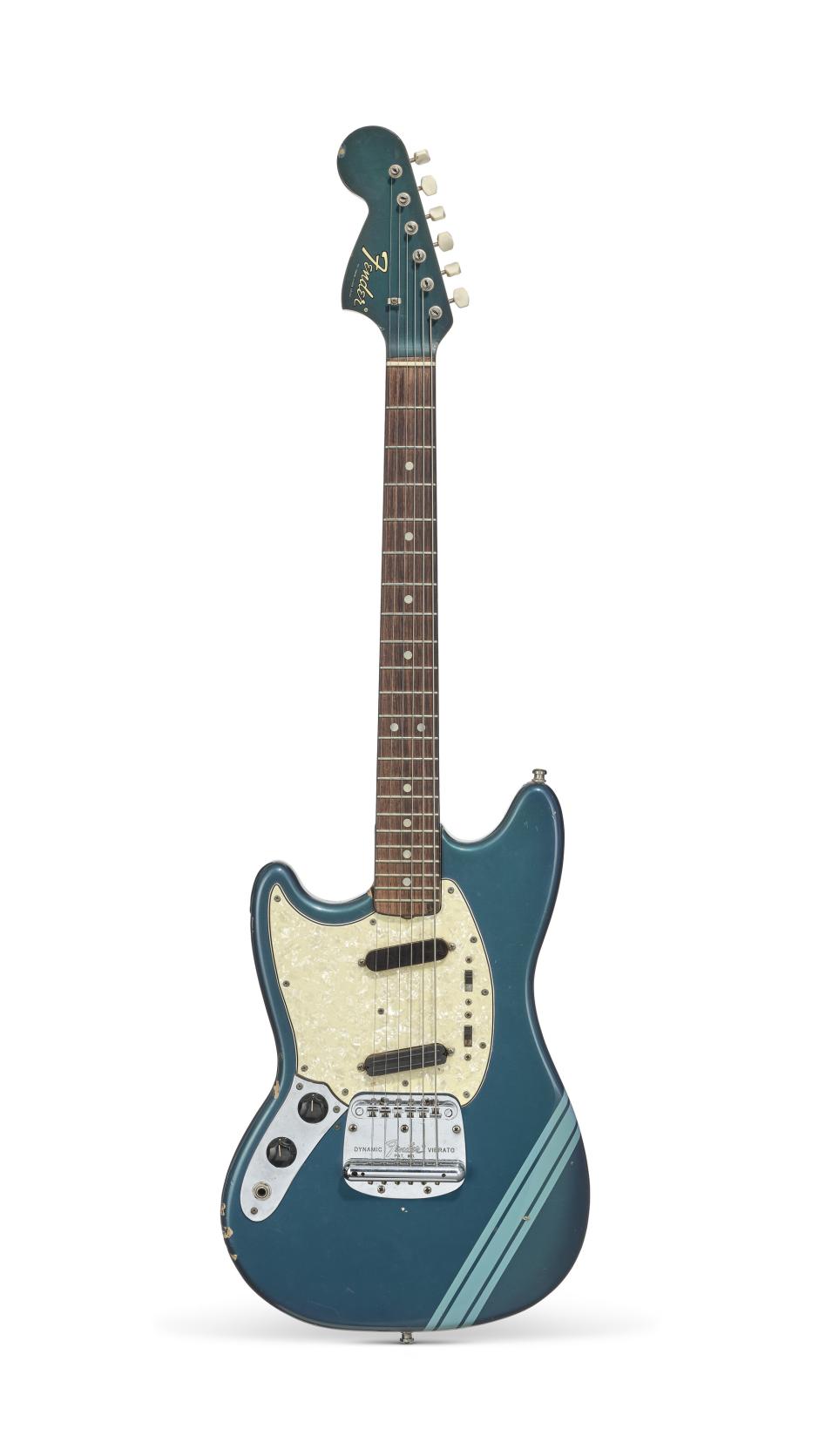 La guitarra Fender Mustang de 1969 de Kurt Cobain que saldrá a subasta