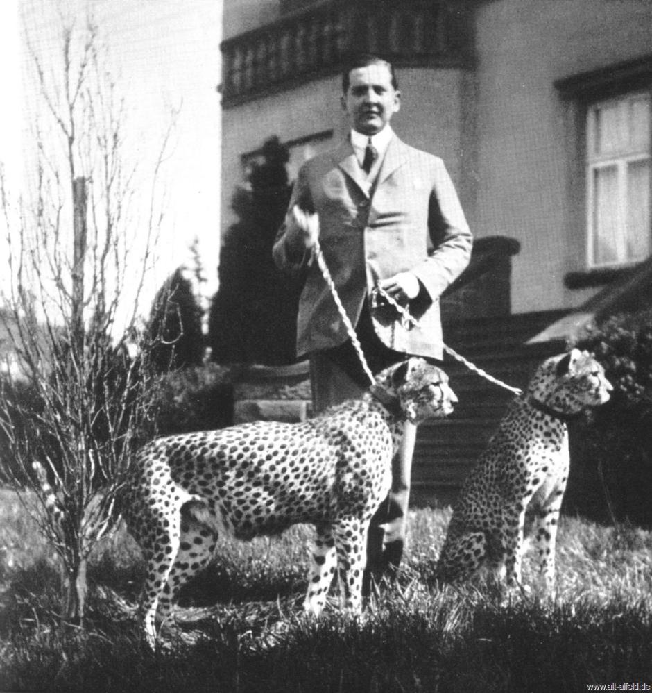 Hermann Ruhe, con quien Willi Holzmüller hizo el trato de compra de las fieras