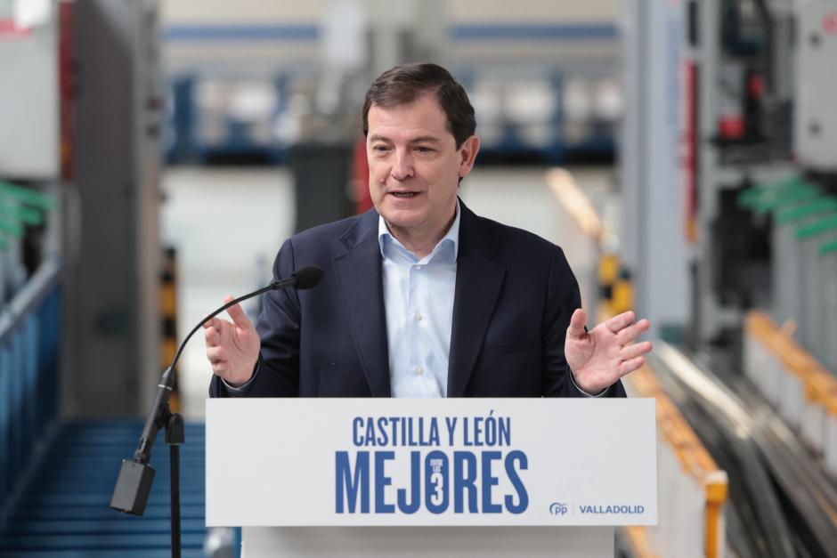 Alfonso Fernández Mañueco, presidente de la Junta de Castilla y León y candidato a la reelección