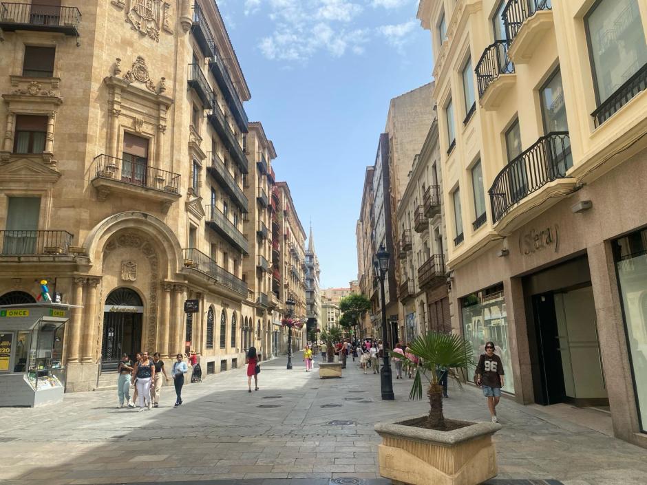 Calle Toro, en Salamanca