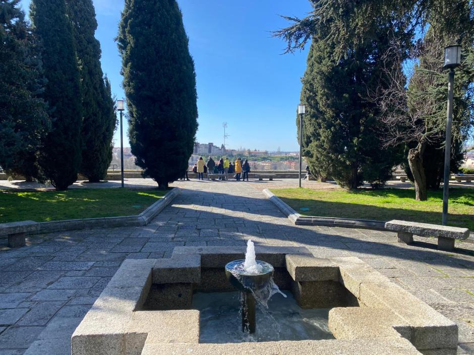 Jardín de la Merced, en la capital salmantina
