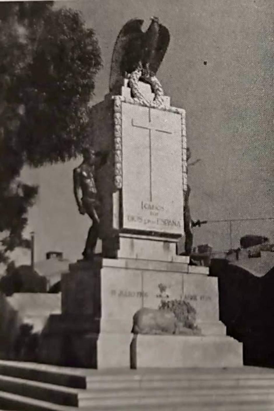 El monumento en cuestión