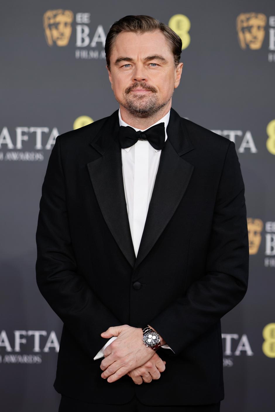 LONDON (United Kingdom), 22/02/2026.- US actor Leonardo DiCaprio poses on the red carpet at the EE BAFTA Film Awards 2026 at the Royal Festival Hall in London, Britain, 22 February 2026. The ceremony is hosted by the British Academy of Film and Television Arts (BAFTA). (Cine, Cine, Reino Unido, Londres) EFE/EPA/TOLGA AKMEN