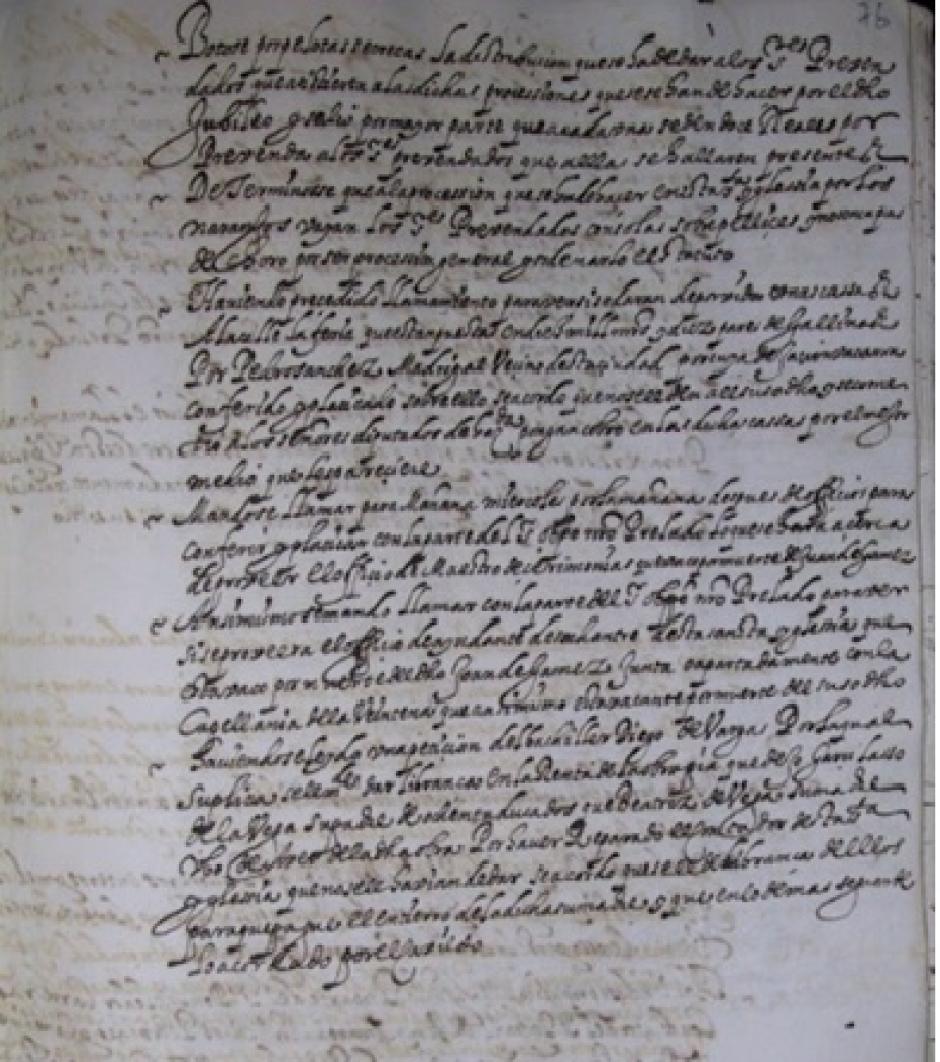 Original del Libro nº 41 de Actas Capitulares Folio 76 r.