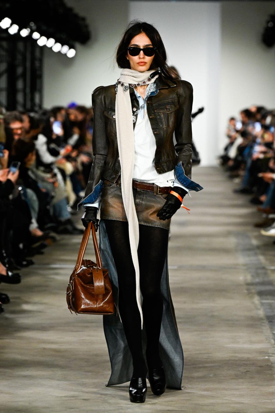 Model on the catwalk
7 For All Mankind show, Runway, Fall Winter 2026, New York Fashion Week, USA - 13 Feb 2026 *** Local Caption *** .