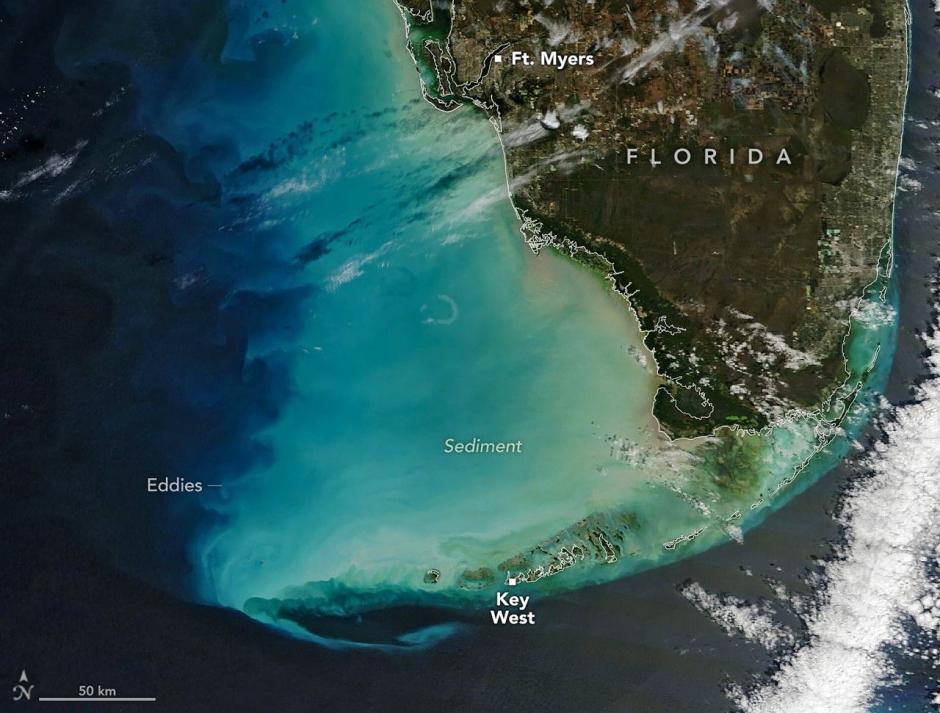 La explosión ártica iluminó la plataforma occidental de Florida
