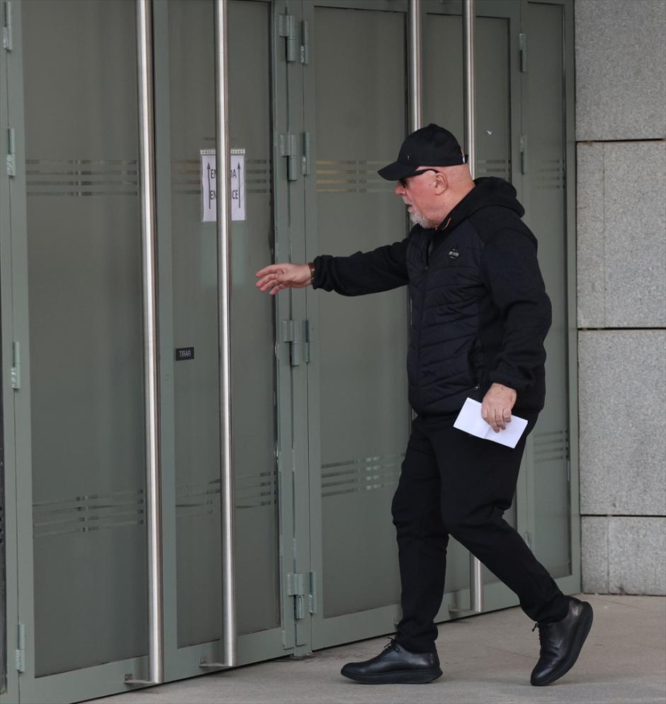 El comisario jubilado José Manuel Villarejo a su llegada a la Audiencia Nacional