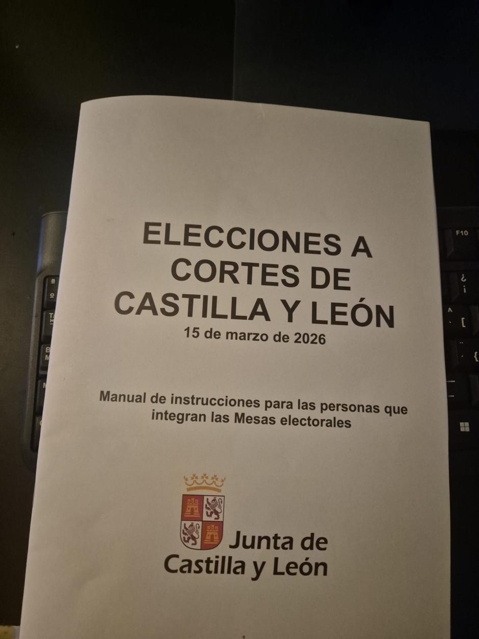 Un 'manual de instrucciones' para ser miembro de una mesa electoral en las elecciones en Castilla y León