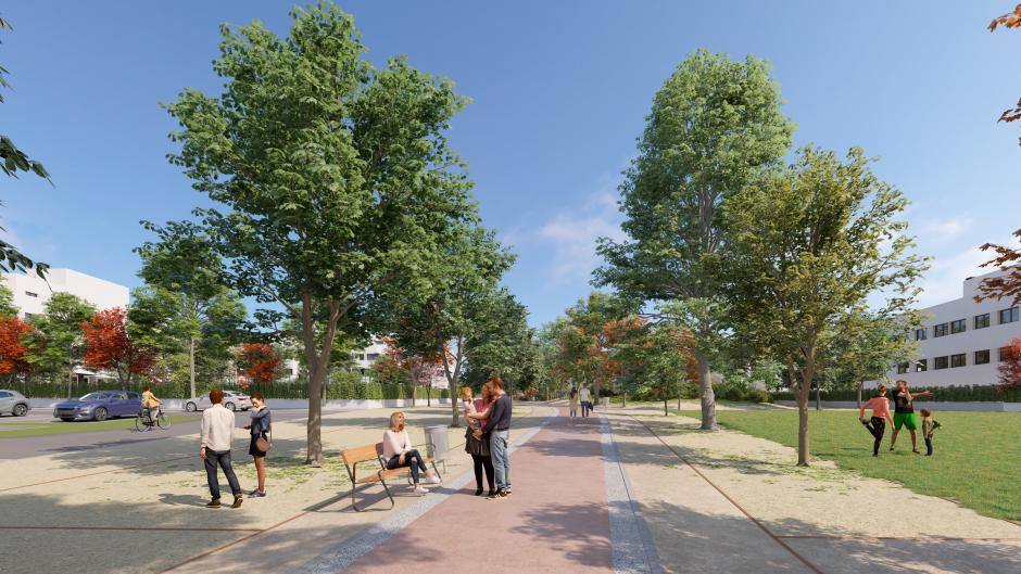 El nuevo barrio de Retamar de la Huerta en Madrid