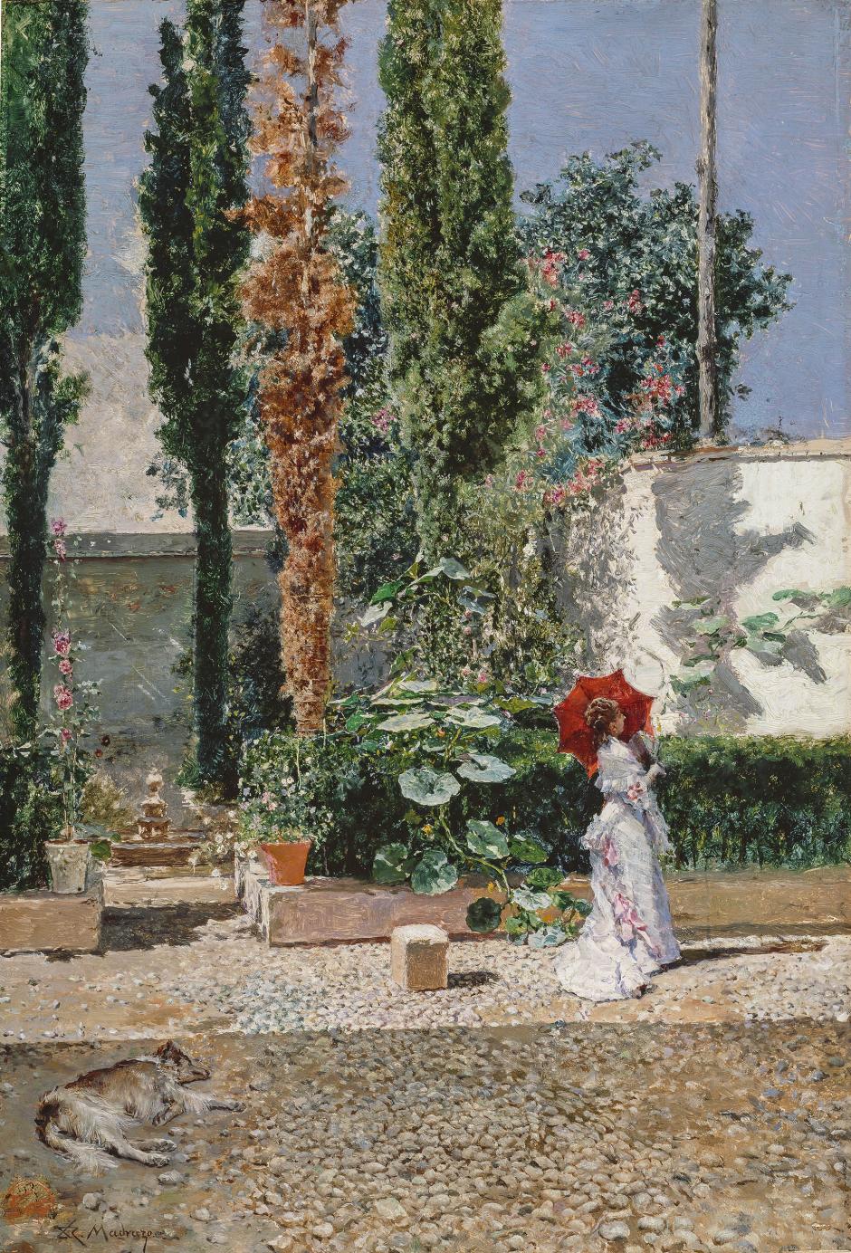 'Jardín de la casa de Fortuny'. Obra de Raimundo de Madrazo y Garreta