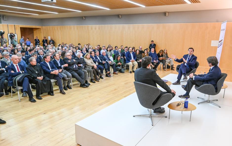 Coloquio organizado por 'Diario de Burgos' en el Museo de la Evolución Humana, este martes